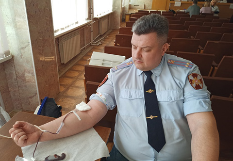 Благотворительную акцию провели сотрудники Росгвардии Орехово-Зуева